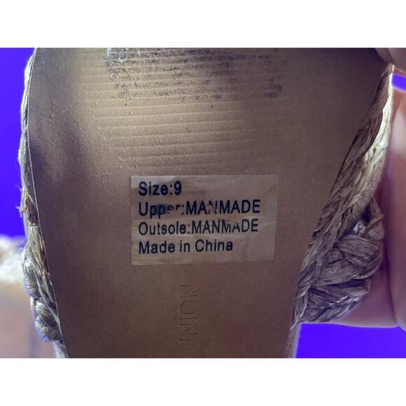 Gabrielle Union Women's Marianne Woven Platform Sandals Shoe Size 9-NEW‎ - Picture 8 of 8
